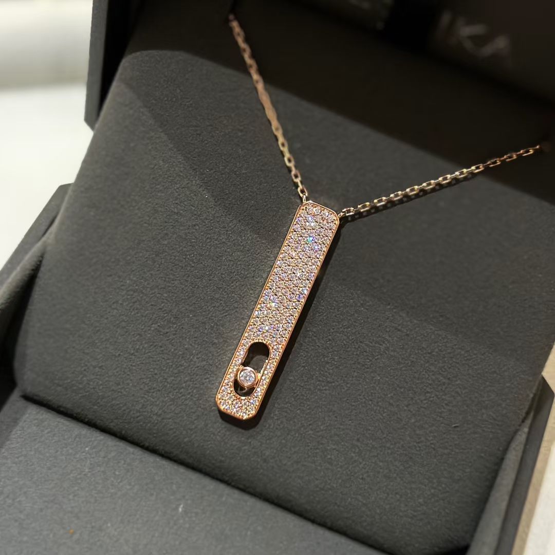 [⭐Sparkve]MY FIRST DIAMOND PAVED NECKLACE