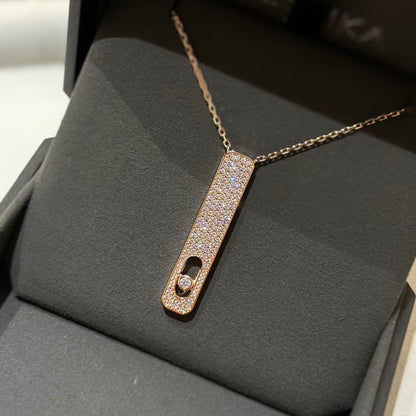 [⭐Sparkve]MY FIRST DIAMOND PAVED NECKLACE