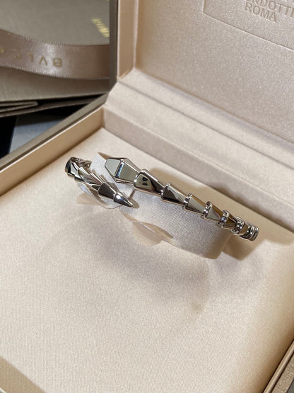 [⭐Sparkve]SERPENTI VIPER SILVER BRACELET