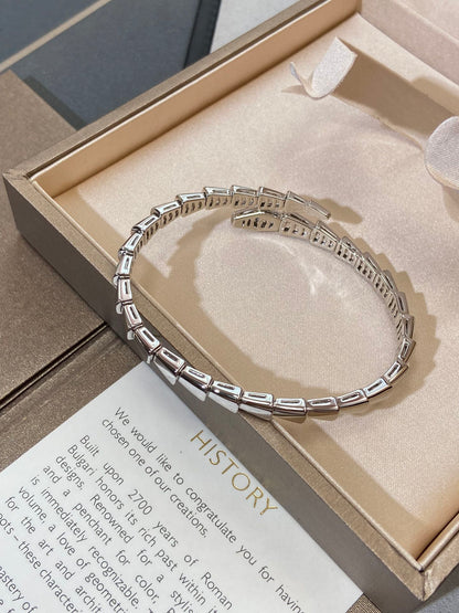 [⭐Sparkve]SERPENTI VIPER SILVER BRACELET