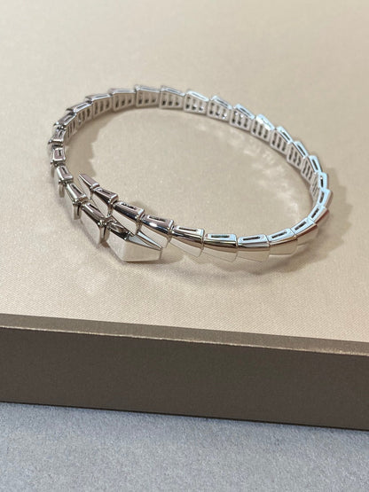 [⭐Sparkve]SERPENTI VIPER SILVER BRACELET