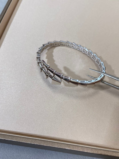 [⭐Sparkve]SERPENTI VIPER SILVER BRACELET