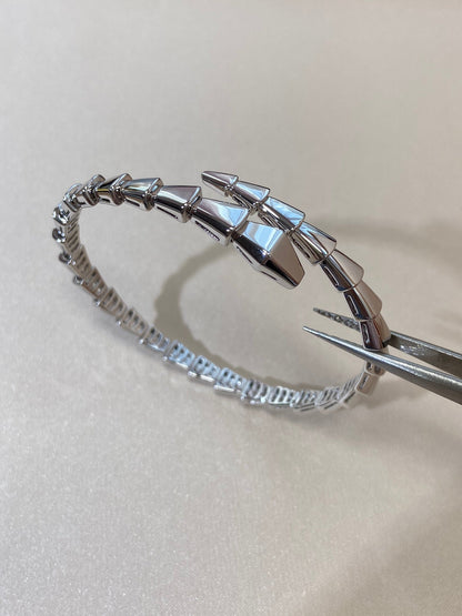 [⭐Sparkve]SERPENTI VIPER SILVER BRACELET