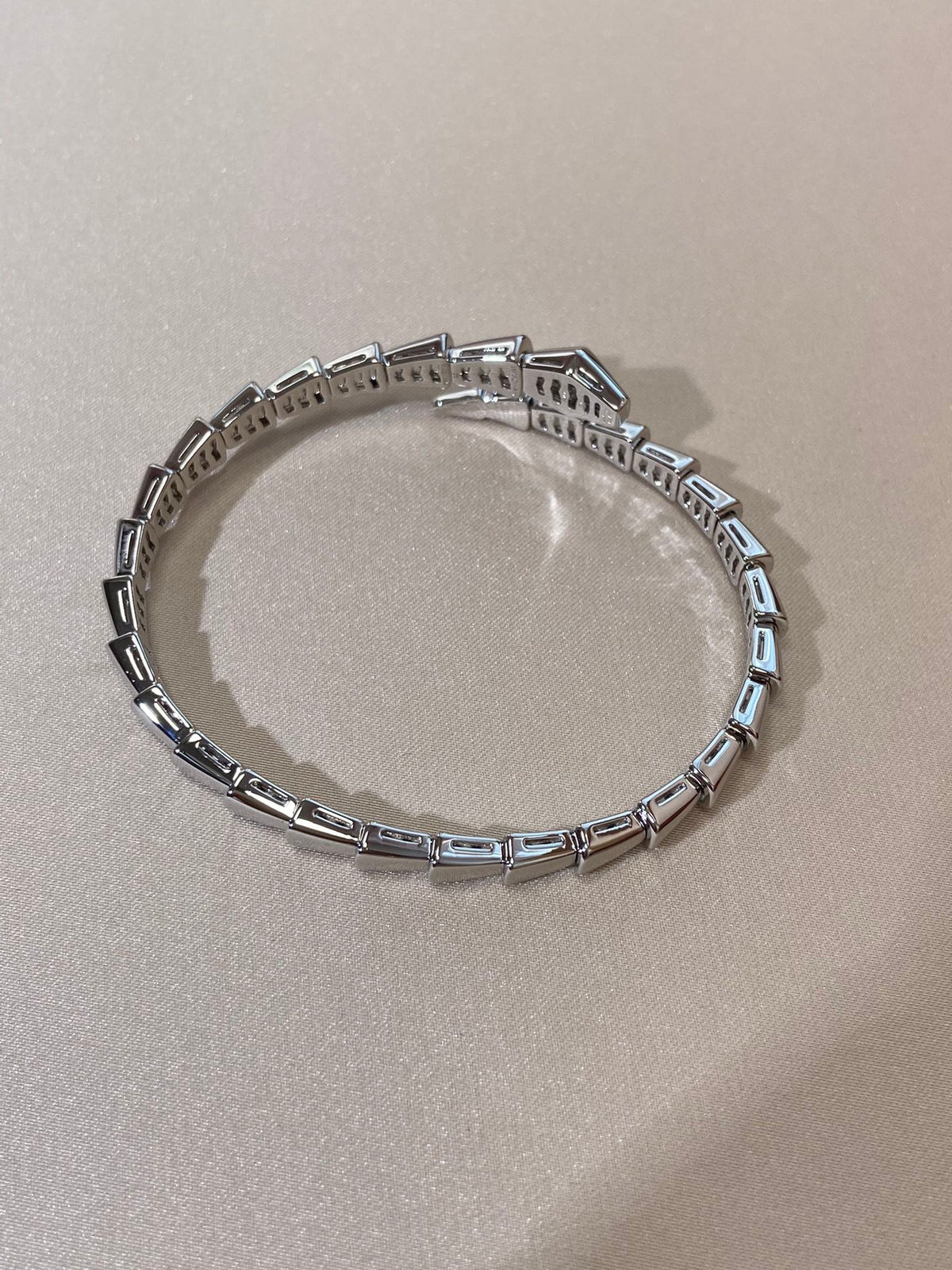 [⭐Sparkve]SERPENTI VIPER SILVER BRACELET