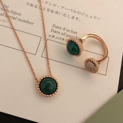 [⭐Sparkve]PERLEE COULEURS DIAMOND ROSE GOLD BETWEEN THE FINGER RING