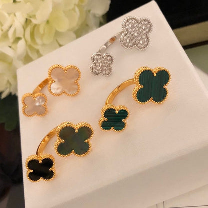 [⭐Sparkve]CLOVER BETWEEN THE FINGER RING