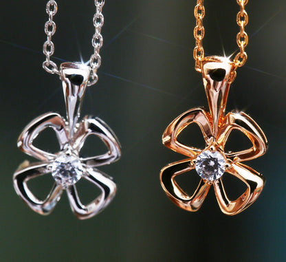 [⭐Sparkve]FIOREVER NECKLACE DIAMOND CENTER