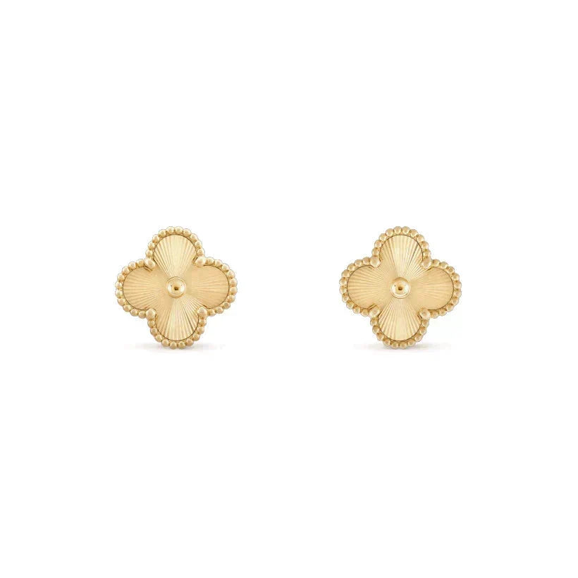 [⭐Sparkve]CLOVER MEDIUM 1 MOTIFS LASER EARRINGS