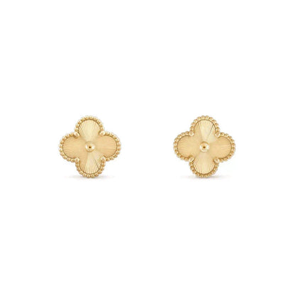 [⭐Sparkve]CLOVER MEDIUM 1 MOTIFS LASER EARRINGS